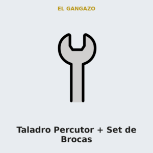 Taladro Percutor + Set de Brocas