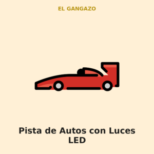 Pista de Autos con Luces LED